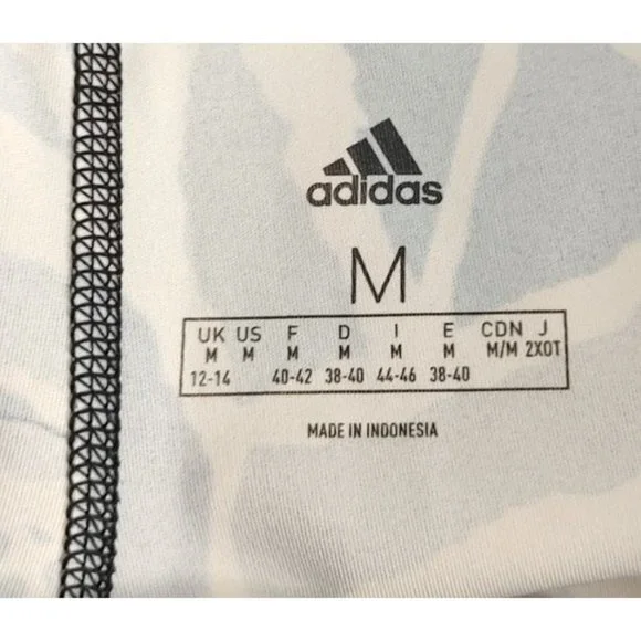 Adidas Leggings M High Rise 7/8 Believe This Green Black Mesh - Picture 13 of 15